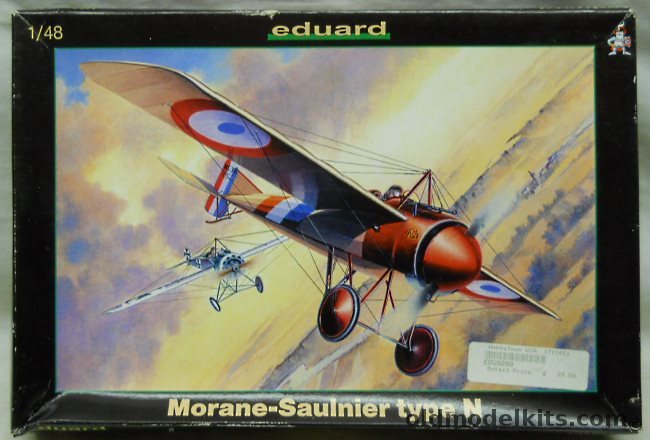 Eduard 1/48 Morane-Saulnier Type N, 8090 plastic model kit